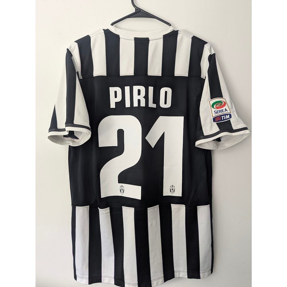 Juventus Pirlo Jersey Large Serie A Soccer Shirt